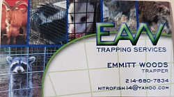 Emmitt Woods believes in safe & relocation trapping to help protect the Wildlife